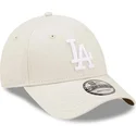 bezowa-regulowana-czapka-z-daszkiem-9forty-league-essential-los-angeles-dodgers-mlb-new-era
