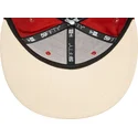 czapki-plana-pomaranczowy-dopasowany-59fifty-side-patch-oakland-athletics-mlb-new-era