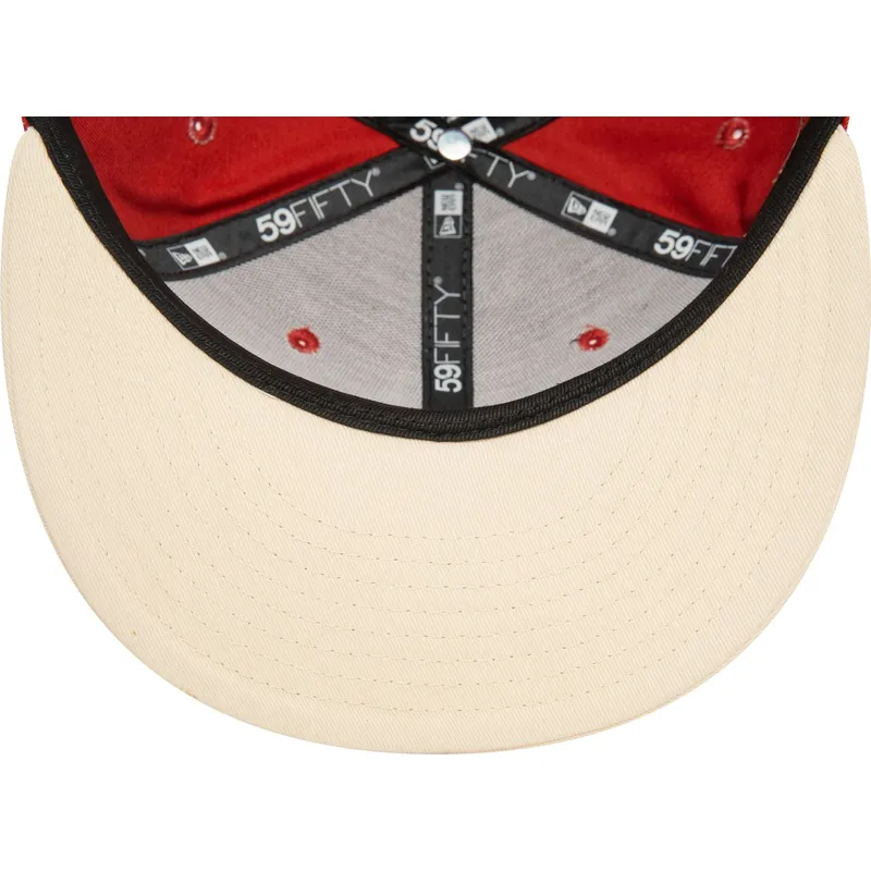 czapki-plana-pomaranczowy-dopasowany-59fifty-side-patch-oakland-athletics-mlb-new-era czapki-plana-pomaranczowy-dopasowany-59fifty-side-patch-oakland-athletics-mlb-new-era