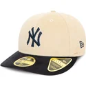bezowo-granatowa-czapka-z-zakrzywionym-daszkiem-59fifty-low-profile-cord-new-york-yankees-mlb-od-new-era