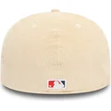 bezowo-brazowa-zakrzywiona-czapka-59fifty-low-profile-cord-los-angeles-dodgers-mlb-od-new-era