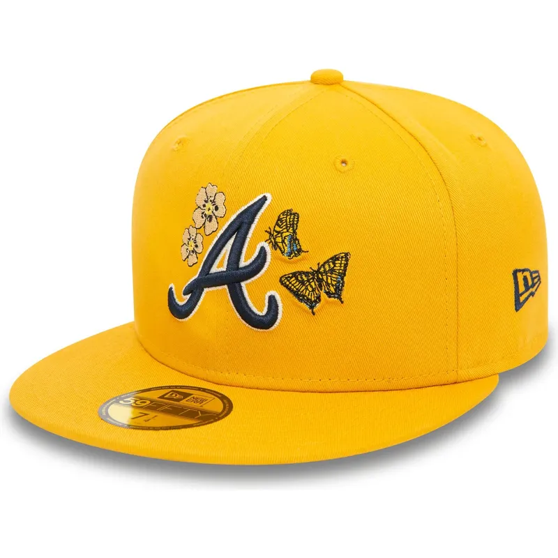 czapki-plana-zolty-dopasowany-59fifty-icon-atlanta-braves-mlb-new-era