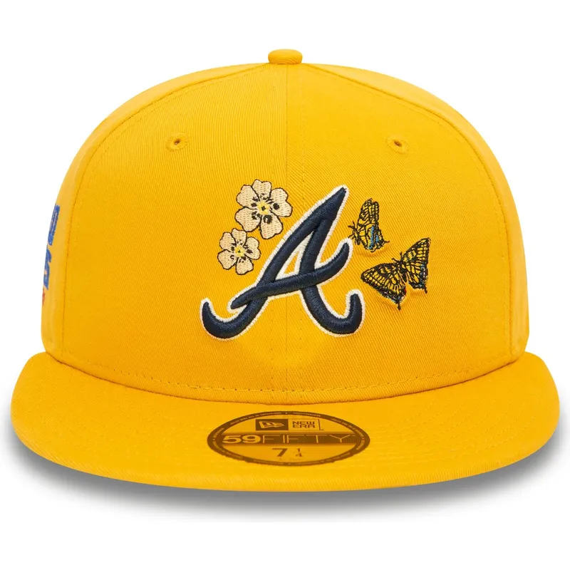 czapki-plana-zolty-dopasowany-59fifty-icon-atlanta-braves-mlb-new-era