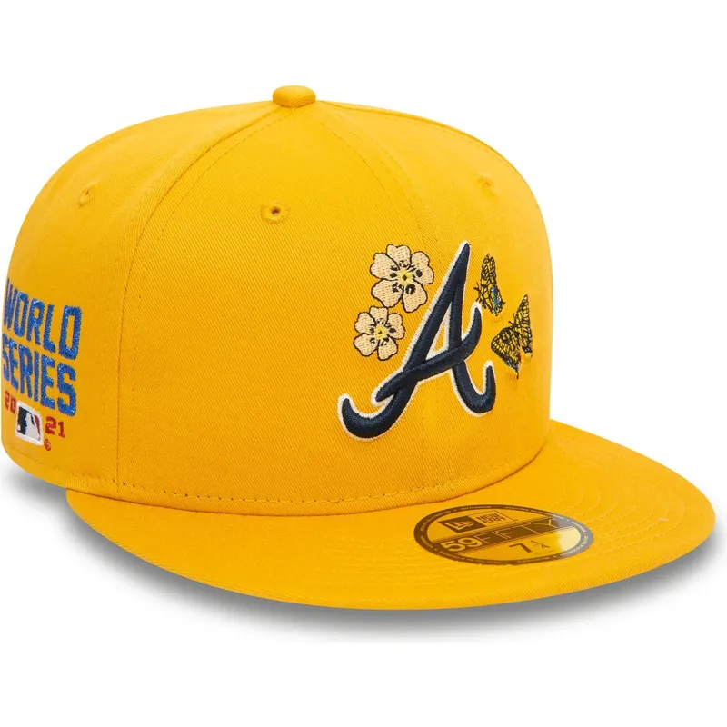 czapki-plana-zolty-dopasowany-59fifty-icon-atlanta-braves-mlb-new-era