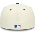 bezowo-czerwona-dopasowana-czapka-z-plaskim-daszkiem-59fifty-93-dywizja-philadelphia-phillies-mlb-od-new-era
