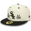 bezowo-czarna-dopasowana-czapka-z-daszkiem-59fifty-93-division-chicago-white-sox-mlb-od-new-era