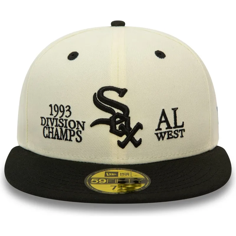 czapki-plana-wielokolorowy-dopasowany-59fifty-93-division-chicago-white-sox-mlb-new-era