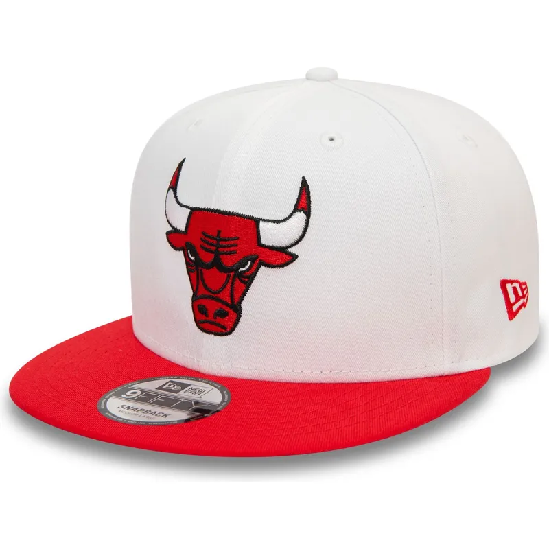 czapki-plana-czerwony-snapback-9fifty-white-crown-patch-chicago-bulls-nba-new-era