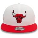 biala-i-czerwona-czapka-z-daszkiem-snapback-9fifty-white-crown-patch-chicago-bulls-nba-od-new-era