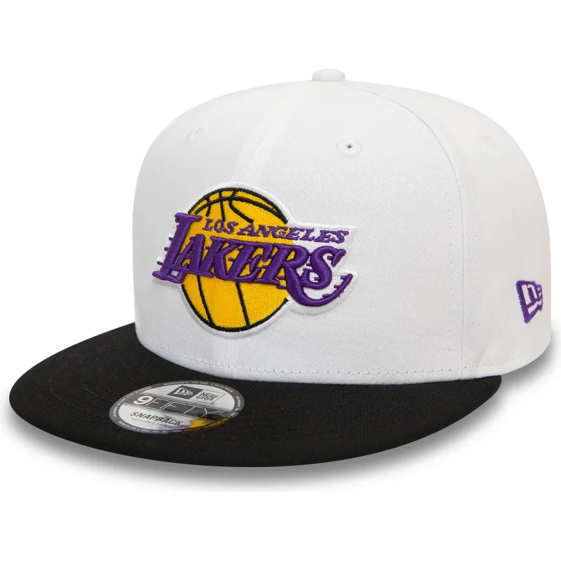 czapki-plana-czarny-snapback-9fifty-white-crown-patch-los-angeles-lakers-nba-new-era