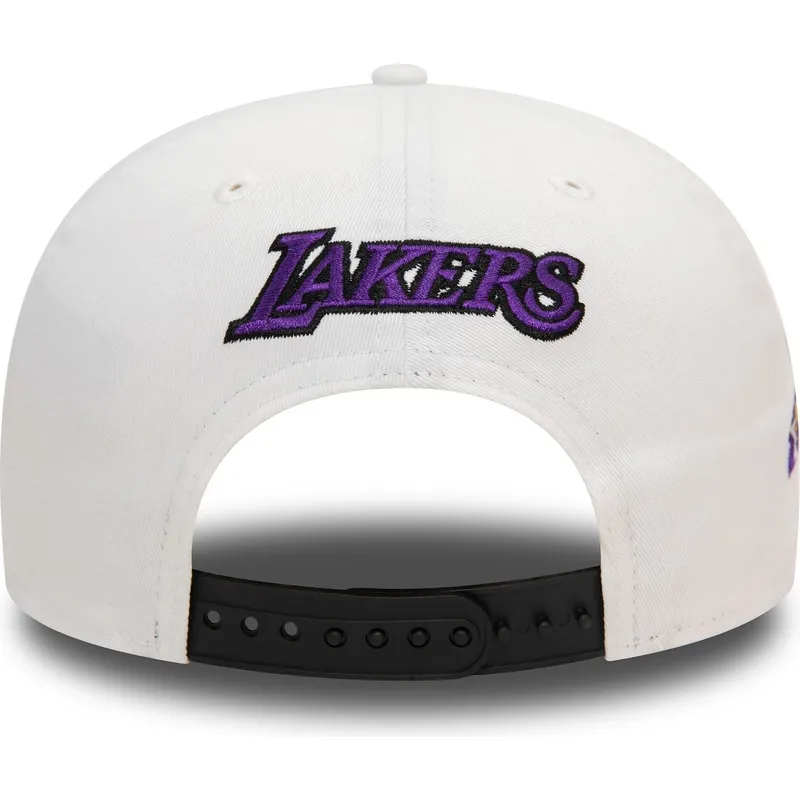 czapki-plana-czarny-snapback-9fifty-white-crown-patch-los-angeles-lakers-nba-new-era