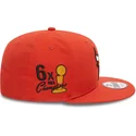 pomaranczowa-czapka-z-plaskim-daszkiem-snapback-9fifty-seasonal-flower-chicago-bulls-nba-od-new-era