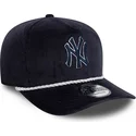 granatowa-czapka-z-zakrzywionym-daszkiem-snapback-golfer-cord-new-york-yankees-mlb-marki-new-era