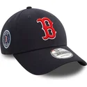 regulowana-granatowa-czapka-z-zakrzywionym-daszkiem-9forty-side-patch-boston-red-sox-mlb-marki-new-era