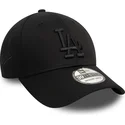 czapki-curva-czarny-dopasowany-39thirty-monochrome-los-angeles-dodgers-mlb-new-era