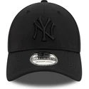 czarna-zakrzywiona-czapka-z-regulacja-z-czarnym-logo-39thirty-stretch-nylon-new-york-yankees-mlb-od-new-era