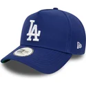 czapki-curva-niebieski-snapback-9forty-e-frame-patch-los-angeles-dodgers-mlb-new-era