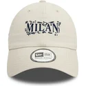 czapki-curva-bezowy-tasma-regulowana-9twenty-scribble-ac-milan-serie-a-new-era