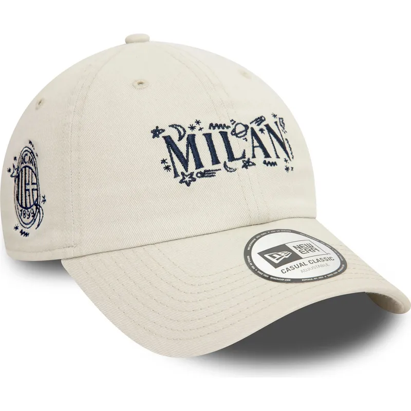bezowa-czapka-z-zakrzywionym-daszkiem-regulowana-9twenty-scribble-ac-milan-serie-a-od-new-era