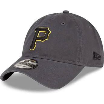Szara regulowana czapka z zakrzywionym daszkiem 9TWENTY Core Classic Pittsburgh Pirates MLB New Era