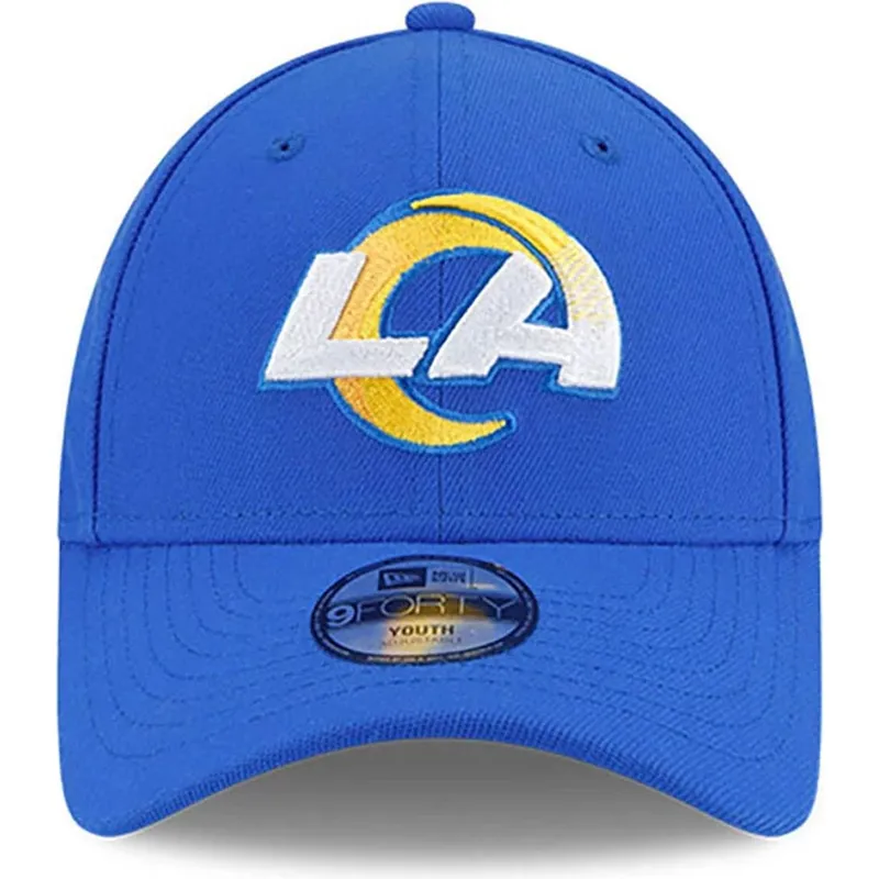 niebieska-regulowana-czapka-z-daszkiem-dla-chlopca-9forty-the-league-los-angeles-rams-nfl-new-era