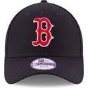 new-era-curved-brim-youth-9forty-the-league-boston-red-sox-mlb-navy-blue-adjustable-cap