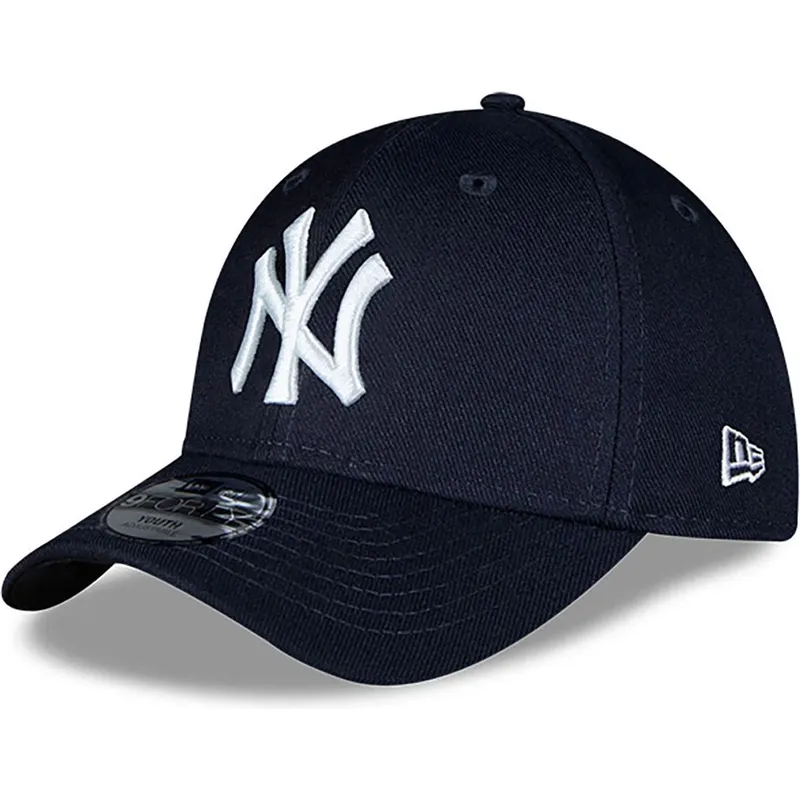 granatowa-zakrzywiona-czapka-regulowana-dla-chlopca-9forty-the-league-new-york-yankees-mlb-new-era