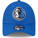 new-era-curved-brim-9forty-the-league-dallas-mavericks-nba-blue-adjustable-cap