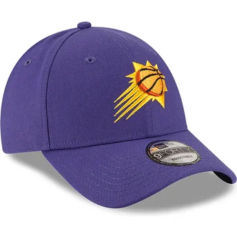 Fioletowa zakrzywiona czapka regulowana 9FORTY The League Phoenix Suns NBA od New Era