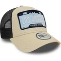 czapki-curva-bezowy-snapback-a-frame-license-plate-los-angeles-ciudades-y-playas-new-era