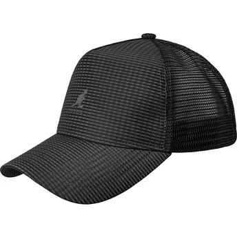 Czarna czapka truckerka Seersucker Mesh Black od Kangol