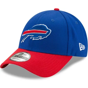 Wyginięta czapka niebieska i czerwona z regulacją 9FORTY The League Buffalo Bills NFL New Era