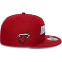 czerwona-czapka-z-daszkiem-snapback-9fifty-statement-miami-heat-nba-marki-new-era