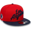 czerwono-granatowa-plaska-czapka-snapback-9fifty-statement-los-angeles-clippers-nba-new-era