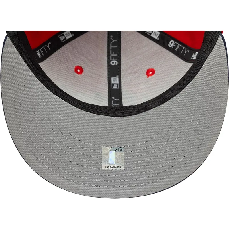 czerwono-granatowa-plaska-czapka-snapback-9fifty-statement-los-angeles-clippers-nba-new-era