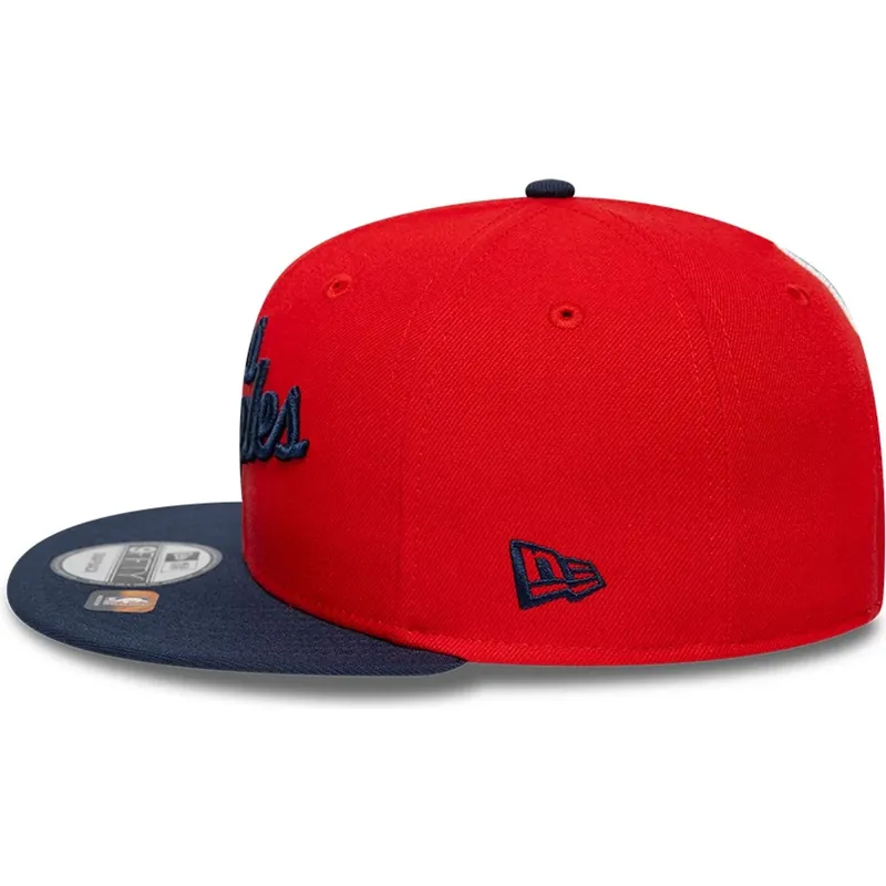 czerwono-granatowa-plaska-czapka-snapback-9fifty-statement-los-angeles-clippers-nba-new-era