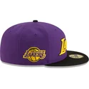 czapka-plaska-fioletowa-i-czarna-dopasowana-59fifty-statement-los-angeles-lakers-nba-new-era