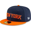 granatowo-pomaranczowa-dopasowana-czapka-z-daszkiem-59fifty-statement-new-york-knicks-nba-new-era