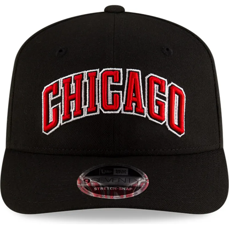 czarna-zakrzywiona-czapka-snapback-9seventy-statement-stretch-snap-chicago-bulls-nba-new-era