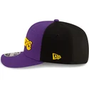 fioletowo-czarna-zakrzywiona-czapka-snapback-9seventy-statement-stretch-snap-los-angeles-lakers-nba-new-era