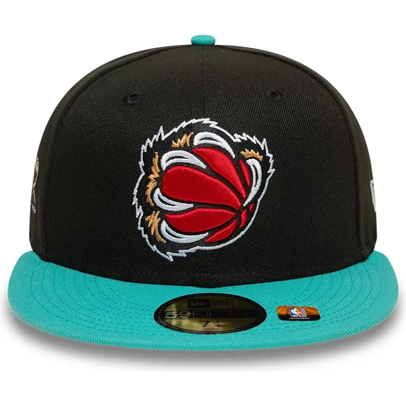 czarna-i-zielona-dopasowana-czapka-z-daszkiem-59fifty-classic-memphis-grizzlies-nba-new-era