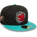 czarna-i-zielona-dopasowana-czapka-z-daszkiem-59fifty-classic-memphis-grizzlies-nba-new-era