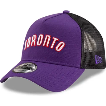 Czapka trucker fioletowa i czarna A Frame Classic Toronto Raptors NBA New Era