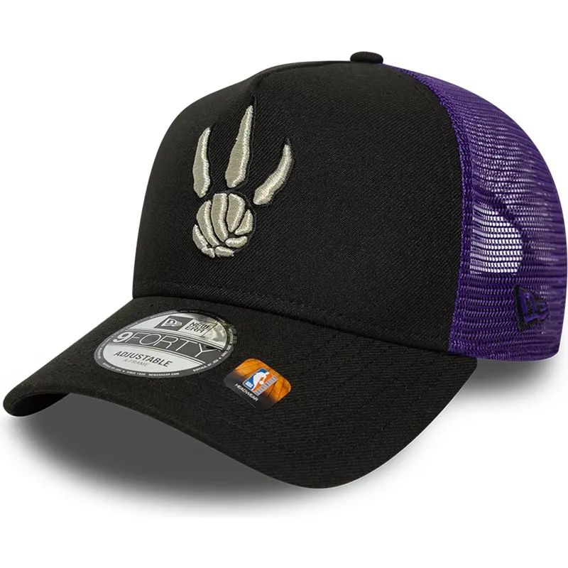 czapka-trucker-czarno-fioletowa-a-frame-classic-toronto-raptors-nba-new-era