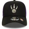 czapka-trucker-czarno-fioletowa-a-frame-classic-toronto-raptors-nba-new-era