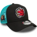czapka-trucker-czarno-zielona-a-frame-classic-memphis-grizzlies-nba-new-era