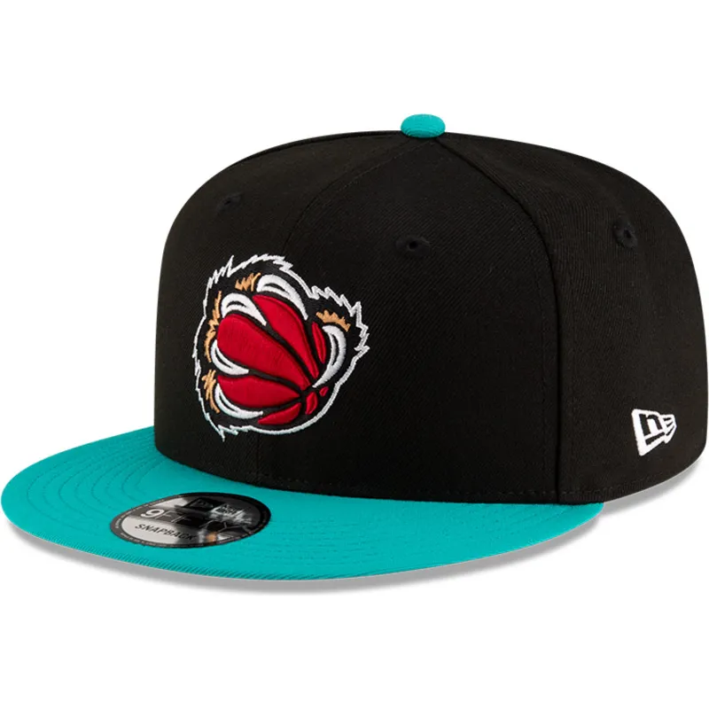 czarna-i-zielona-czapka-z-daszkiem-snapback-9fifty-classic-memphis-grizzlies-nba-new-era
