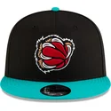 new-era-flat-brim-9fifty-classic-memphis-grizzlies-nba-black-and-green-snapback-cap