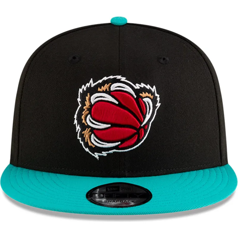 czarna-i-zielona-czapka-z-daszkiem-snapback-9fifty-classic-memphis-grizzlies-nba-new-era