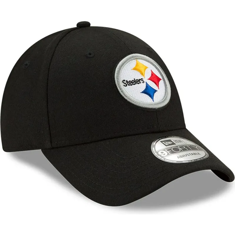 czarna-regulowana-czapka-z-daszkiem-9forty-the-league-pittsburgh-steelers-nfl-new-era